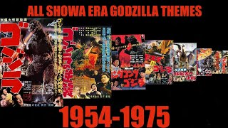 All Godzilla Showa Era Themes 19541975 [upl. by Coltson583]