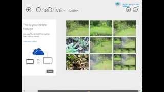 Windows 8  OneDrive Tutorials [upl. by Hidie111]