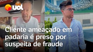 Cliente expulso de padaria em Barueri SP é preso por suspeita de fraude em criptomoedas [upl. by Aridatha]