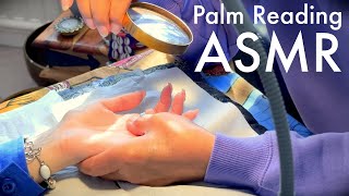 Palm reading ASMR with Gary Markwick Unintentional real person ASMR [upl. by Aisemaj]