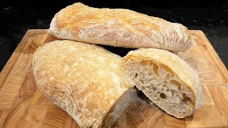 Ciabatta Bread made easy at home [upl. by Asum337]