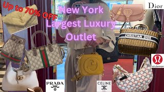 Woodbury Premium Outlet Shopping I Gucci Outlet Shopping Vlog I Dior YSL Prada Celine Fendi [upl. by Aikar58]