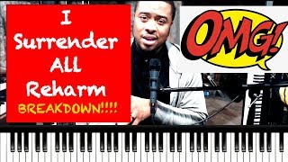 G Gospel Chords amp Runs BREAKDOWN  I Surrender All [upl. by Eniarol76]