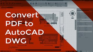 How to Convert a PDF to an AutoCAD DWG [upl. by Terryl787]