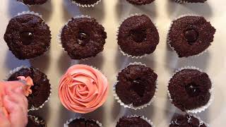 Frosting Rosette Cupcakes [upl. by Yarod]