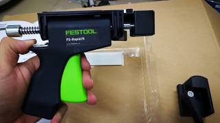 Unpacking  unboxing quickaction clamp Festool FSRAPIDR 489790 [upl. by Ahsaela217]