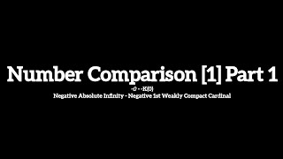 Number Comparison 1 Part 1 Ω  K0 My first video [upl. by Tartan]