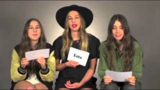 HAIM VH1 Sibling Superlatives [upl. by Llij332]