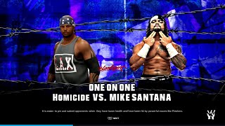 GCW Bloodsport XI Homicide vs Mike Santana [upl. by Einnahpets]