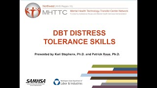 Brief Behavioral Skills DBT Distress Tolerance Skills [upl. by Castle753]