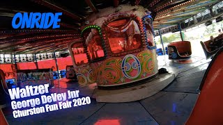 Waltzer  George DeVey Jnr Onride  Churston Fun Fair 2020 [upl. by Acyssej557]