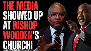 Media Confronts Bishop Wooden At Church [upl. by Ced]