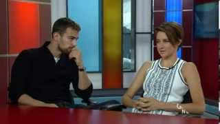 Divergent stars Shailene Woodley and Theo James [upl. by Enelrac895]