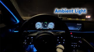 DIY 2023 Hyundai Elantra Interior Lights  Elantra Ambient Light Install 2021 [upl. by Bena]