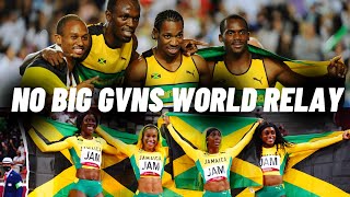 Ackeem Blake Alana Stacey Ann Rusheen Lead Team Jamaica To World Relays NO Big Gvns [upl. by Olumor]