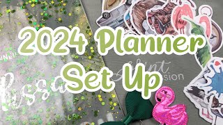 2024 Planner Set Up  Planmas Day 2 [upl. by Infield]