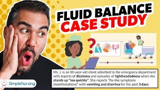 Fluid Balance Case Study for Nursing Students  NCLEX Prep [upl. by Ahsile316]