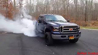 Cummins Duramax amp Powerstroke Rolling Coal Diesel Compilation Part 10 [upl. by Eremahs]