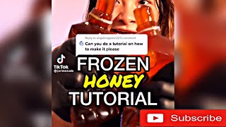 How to make frozen honey  frozen honey tutorial [upl. by Aceber]