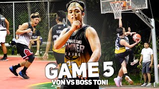 DIKDIKAN SA LIGA  NAG INIT SI VON  Team Von vs Team BossToni  BG SUMMER LEAGUE [upl. by Kenelm]