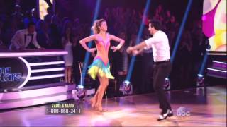 Mark Ballas amp Sadie Robertson dancing Cha cha cha on DWTS 9 15 14 [upl. by Ariet]