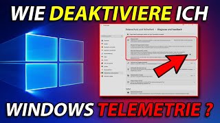 Windows 11 Telemetrie STOPPEN 🚫 Deine Privatsphäre schützen [upl. by Onailimixam]