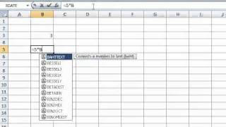 How to enter a formula into an Excel Spreadsheet [upl. by Elaina657]