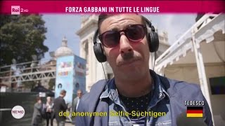 Forza Gabbani in tutte le lingue  Nemo  Nessuno Escluso 04052017 [upl. by Ecilahs]