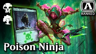 Deathtouch Ninjas  Kamigawa Standard  Ranked  MTG Arena [upl. by Akinyt715]