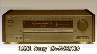 1991 Sony TAAV870D [upl. by Siloam]