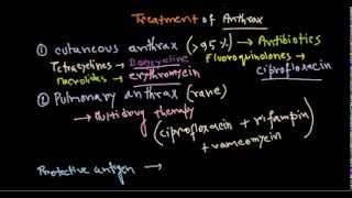 Bacillus anthracis treatment [upl. by Ardni]