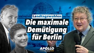 Landtagswahlen AfD siegt Ampel am Boden – Werner J Patzelt im Apollo NewsInterview [upl. by Zadoc295]