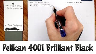 Pelikan 4001 Brilliant Black [upl. by Annairdna]