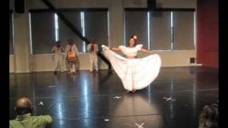 Colombian Cumbia Dance Performance With Xiomara [upl. by Ahseiuqal]