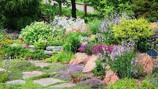 Jardín de rocalla de gran tamaño  Decogarden [upl. by Eeloj997]