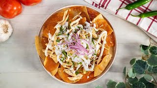 Cómo hacer Chilaquiles rojos con pollo ¡fáciles  Recetas kiwilimón [upl. by Southworth]