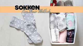 Sokken vouwen TUTORIAL  Marie Kondo  KonMari methode [upl. by Fisken]