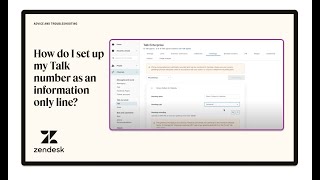How do I set up my Talk phone number as an information only line [upl. by Nick347]