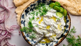 Homemade Tzatziki  Quick Easy and Simply the BEST [upl. by Ydor646]