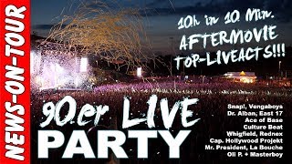 90er Live Party Oberhausen 2018 4k Aftermovie LIVEACTS 10 Stunden in 10 Minuten [upl. by Nelyaw]