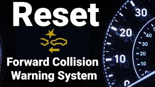 Free ways to Fix and Reset FCW Forward Collision Warning Light Stays OnPreCollision System Light [upl. by Rhynd527]