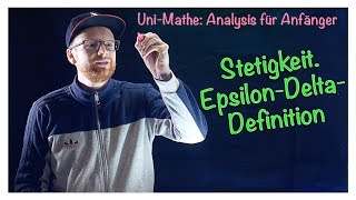 51 Stetigkeit EpsilonDeltaDefinition  Analysis für Anfänger Stetigkeit [upl. by Lucho]