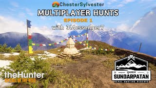 1st Hunt in Sundarpatan Feat 3Messenger7 Multiplayer Hunts E1theHunter Call of the Wild [upl. by Maje330]