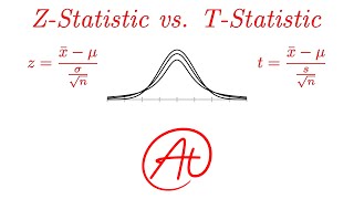 ZStatistics vs TStatistics EXPLAINED in 4 Minutes [upl. by Llehcim]