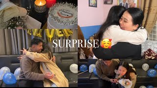 Surprise mathi surprise 🥰 Nikkie is here🥹 Supriya gurung [upl. by Akkin]