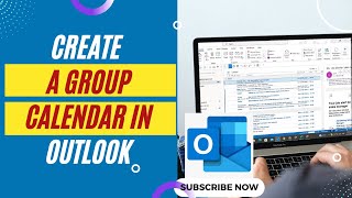 How to Create a Group Calendar in Outlook  How do you Create a Calendar for a Team [upl. by Cuhp293]