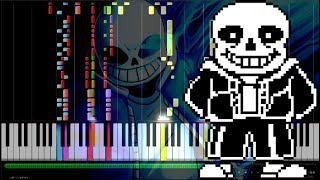 언더테일UNDERTALE quot메갈로바니아MEGALOVANIAquot MIDI synthesia [upl. by Corena]