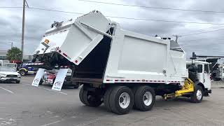 2013 Autocar ACX64 28 yard Heil Side Loader Garbage Truck  108705 [upl. by Pesvoh]