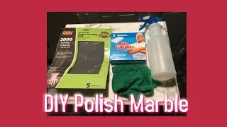 How to Clean Dirty Marble Marble Cleaning Hack No Damage Trick marble [upl. by Perrine781]