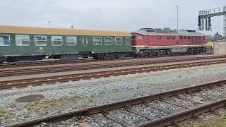 Ludmilla von der EBS rangiert auf dem Gelände der EVB beim Bahnhofsfest in Bremervörde 01102023 [upl. by Nnyluqcaj]